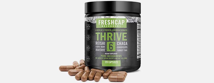 Freshcap Mushroom Thrive 6 Mushroom Extract Powder