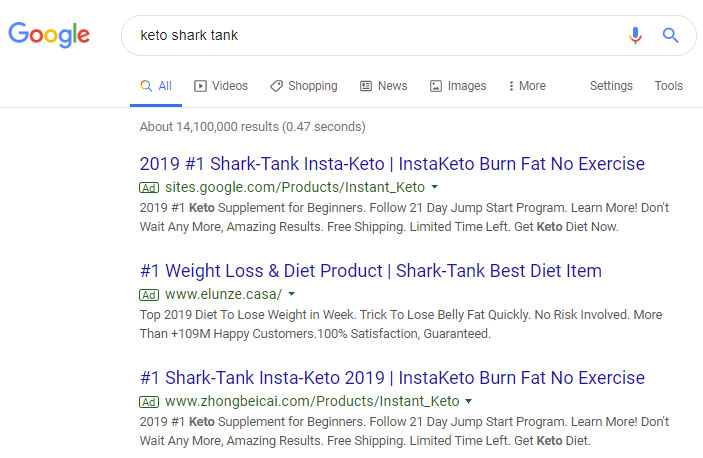 fraudulent-shark-tank-keto-ads