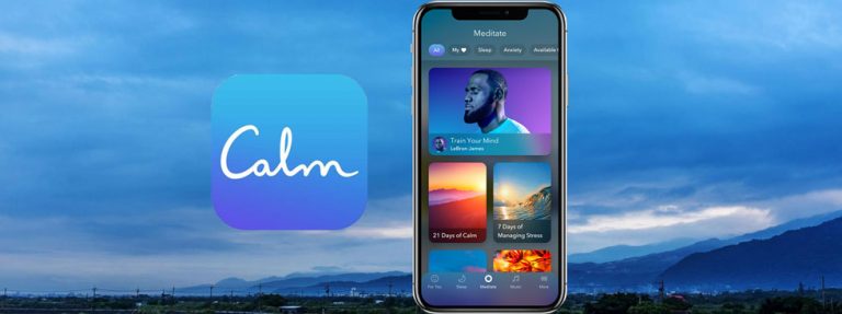 Lebron James and Calm Meditation App Partner to Promote Mental Health