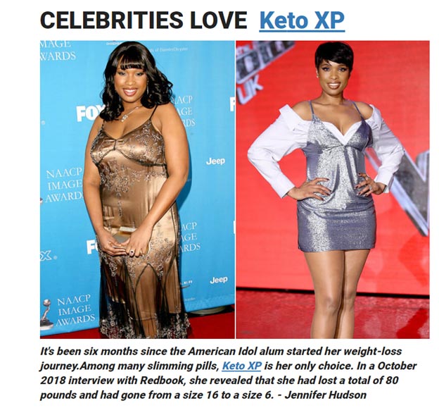 Celebrities-Keto-XP-lose-weight