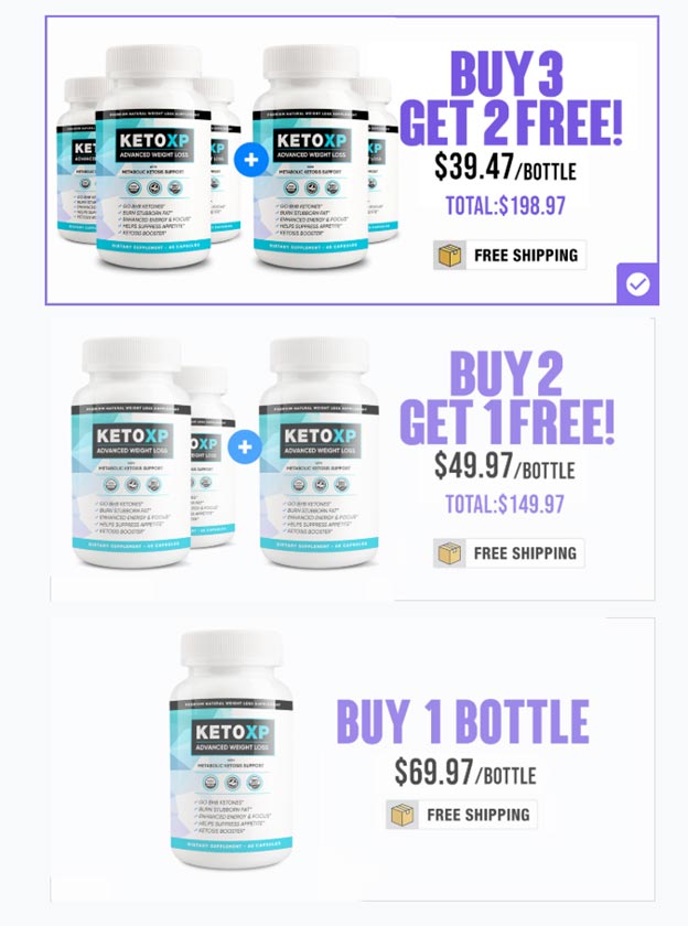 Keto XP Pricing