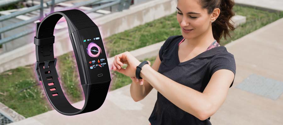 FitBeat Smart Watch Fitness Tracker Band